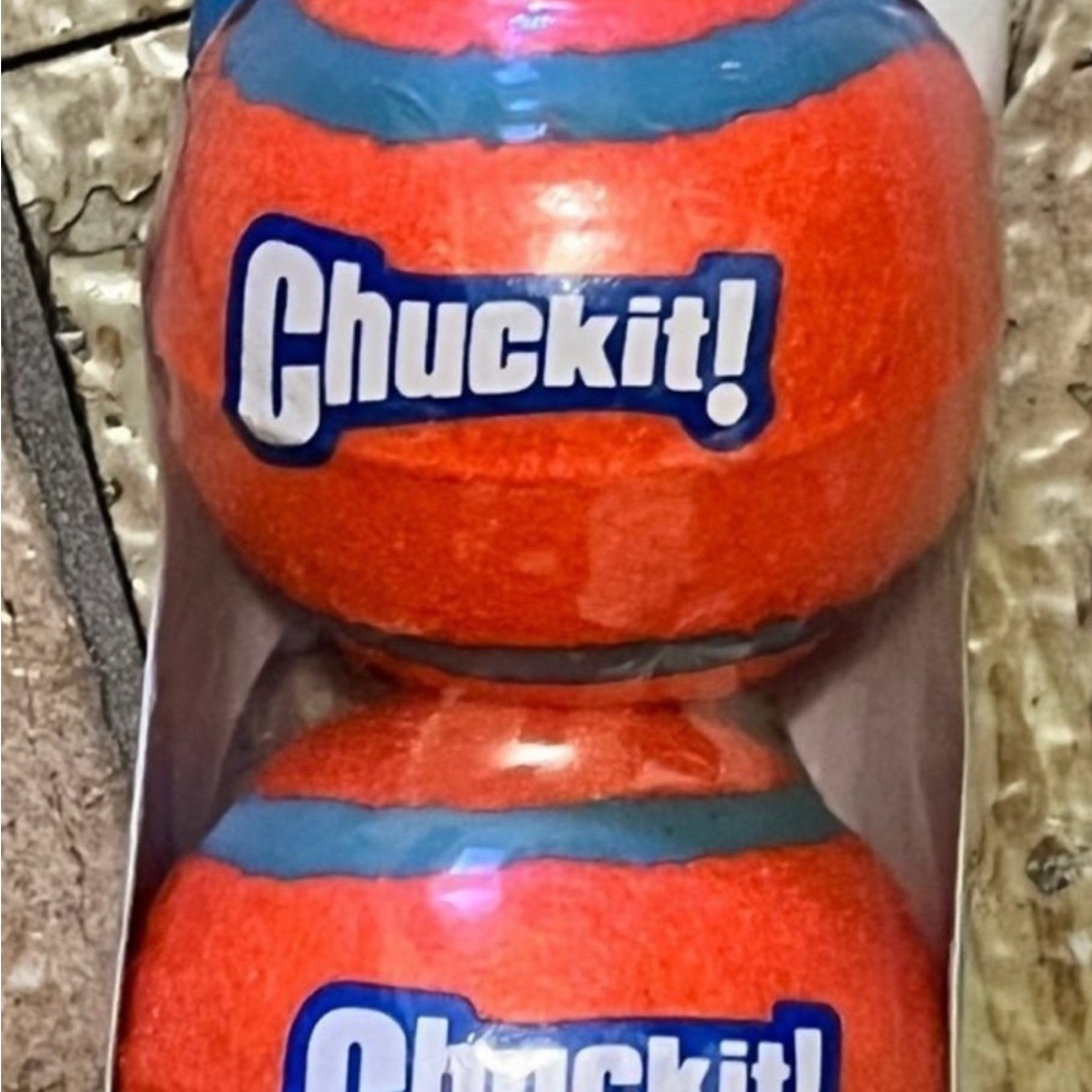 Chuckit! Orange and Blue Dog Toy Balls